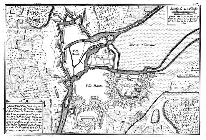 План крепости Верден