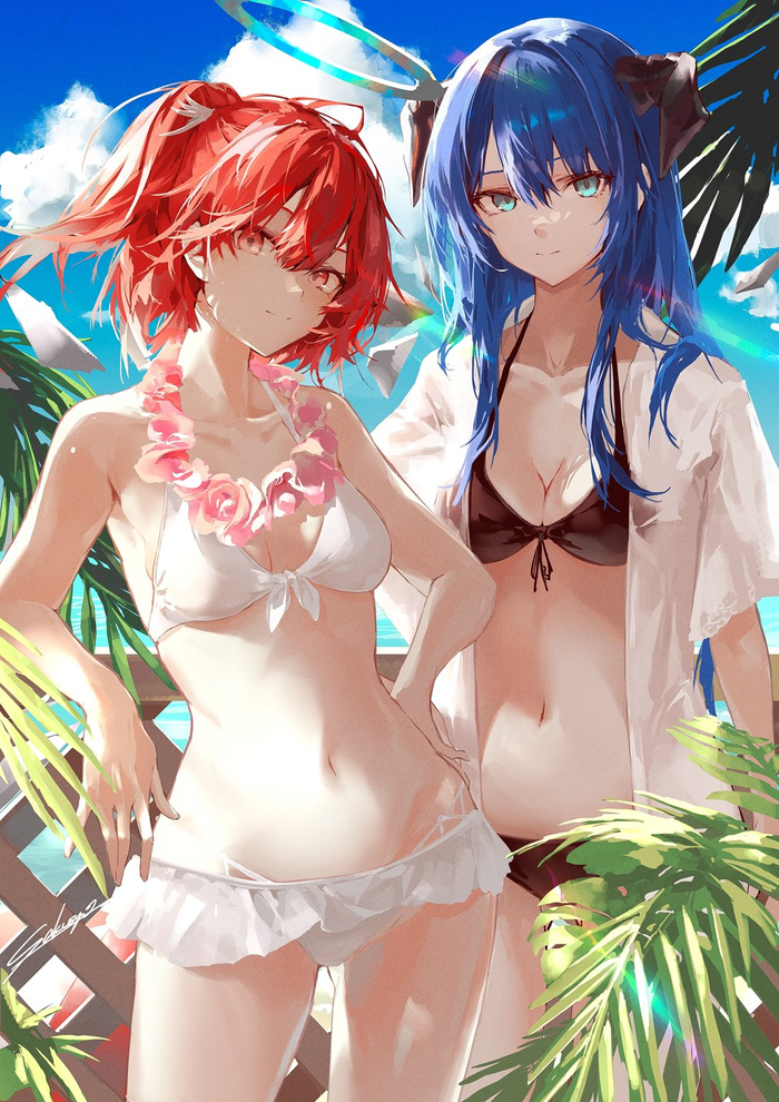      Anime Art, , Mostima, Exusiai the New Covenant, Arknights, , , 