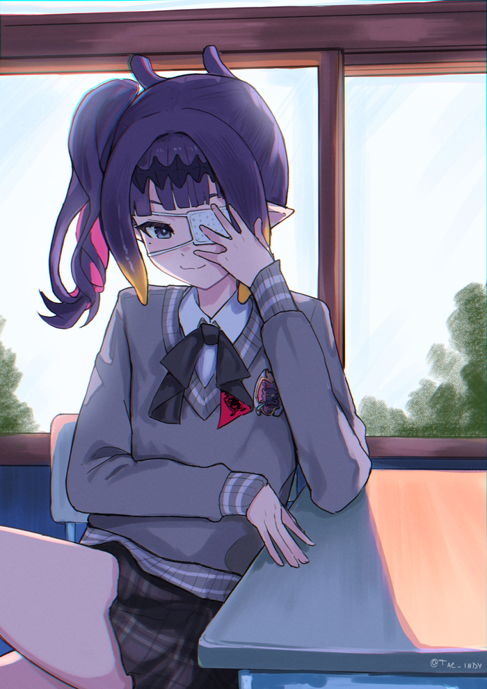 Ina , Anime Art, Virtual YouTuber, Hololive, Ninomae Inanis