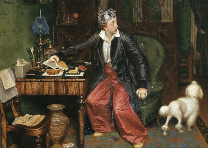 Павел Федотов. Завтрак аристократа. 1849-1850