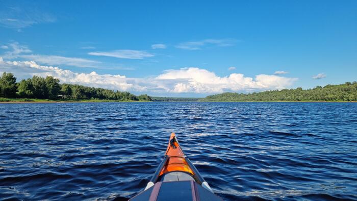 Снова наедине с природой.