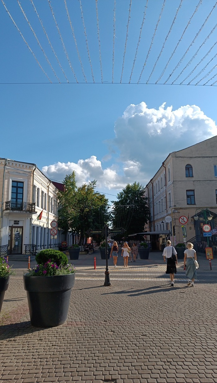 Пешеходная улица в центре, Ленинская если я не ошибаюсь.