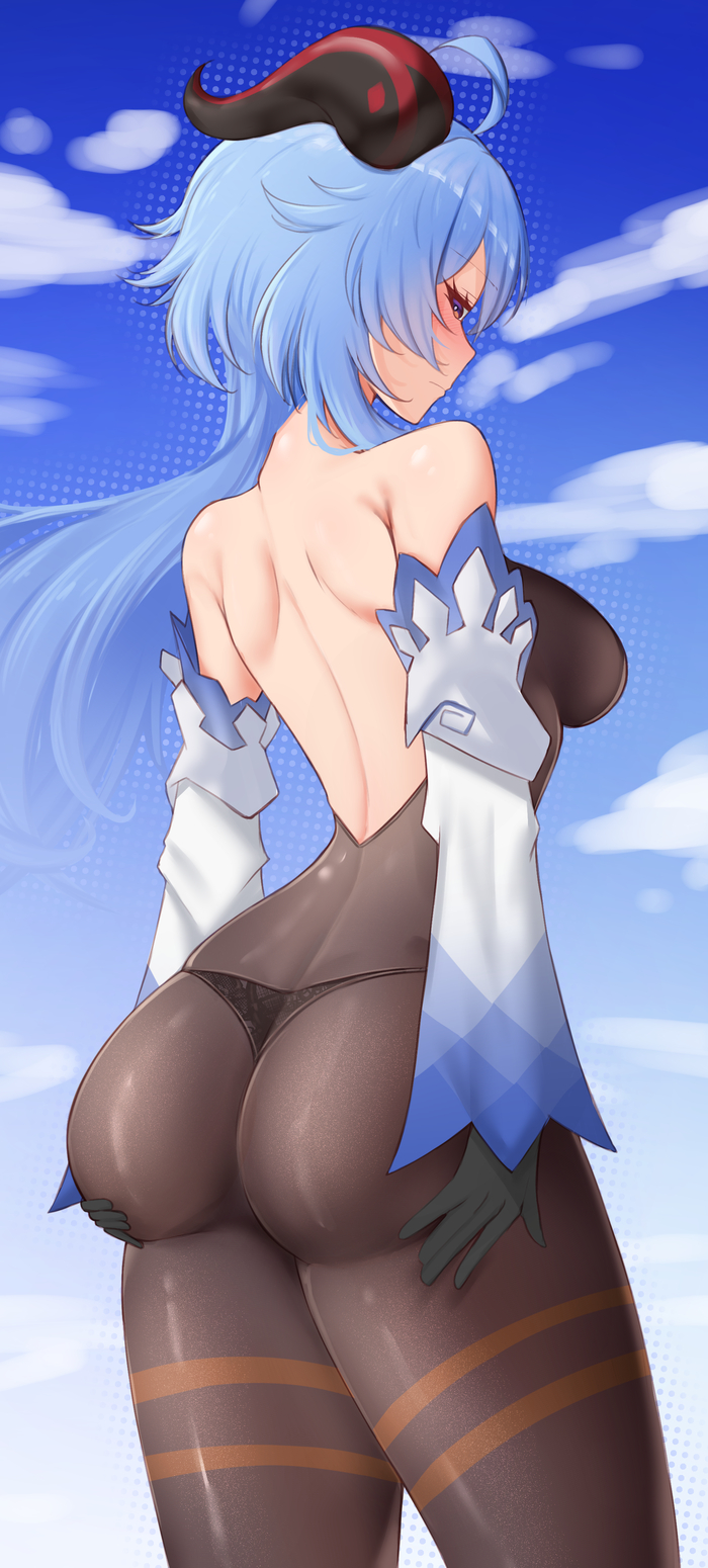   Pixiv, , Anime Art, Genshin Impact, Ganyu (Genshin Impact), 