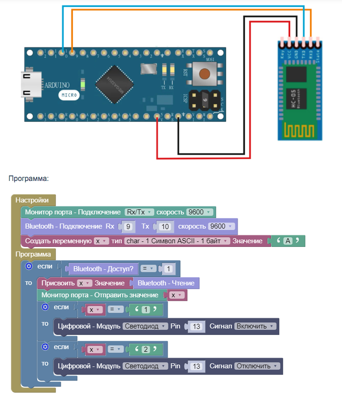 Bluetooth - Arduino Micro Arduino,  ,  , YouTube, Ardublock, ,  , 