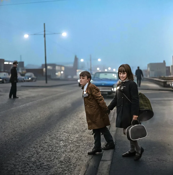 Любопытные фотографии из прошлого Великобритании. 20 раскрашенных фотографий ХХ века. Часть 21 Фотография, Старое фото, 20 век, Великобритания, Англия, Лондон, Колоризация, Длиннопост