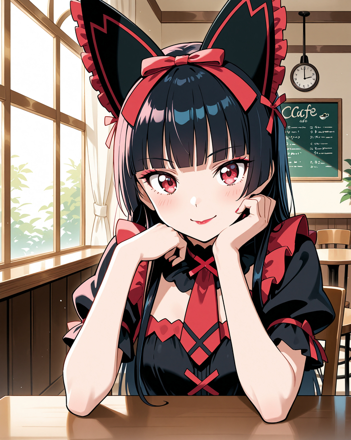   Anime Art,  , Stable Diffusion, , Rory Mercury, Gate: Jieitai Kano Chi nite Kaku Tatakaeri,  ,  , 