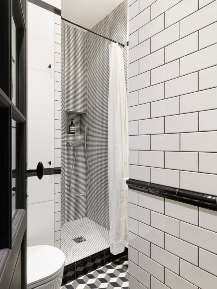 Маленькая квартира в Париже Интерьер, Дизайн, Декор, Ремонт, Квартира, Telegram, Дизайн интерьера, Мебель, Уют, Идея, Telegram (ссылка), Длиннопост