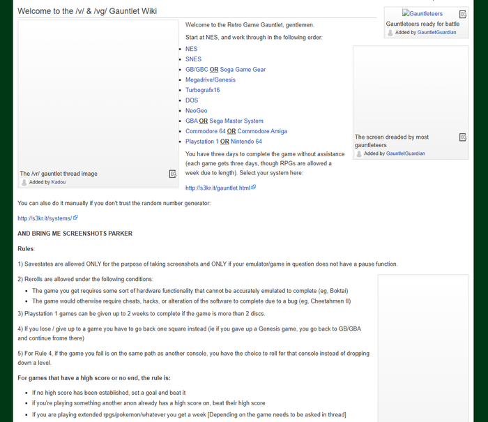 Немного измененные правила 2013 года, с которых начались мои стримы по RGG.