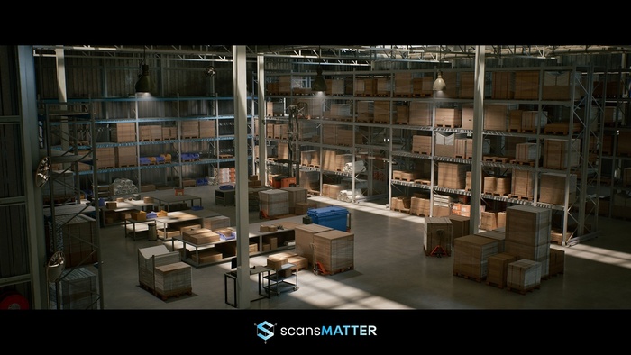   Warehouse Environment, "Werewolf"  Magic Spline Plugin  fab.com , , Gamedev, ,  , Unreal Engine, Unity, Asset store, Asset, 3D, , , , , , , 