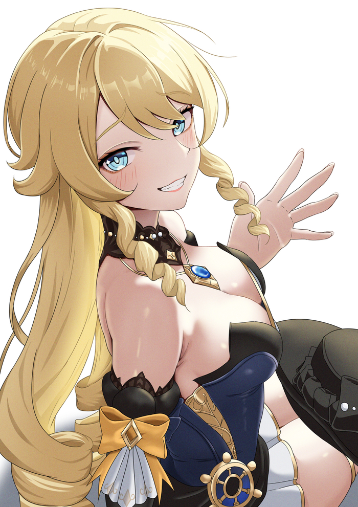  Anime Art, , Pixiv, Genshin Impact, Navia (Genshin Impact)