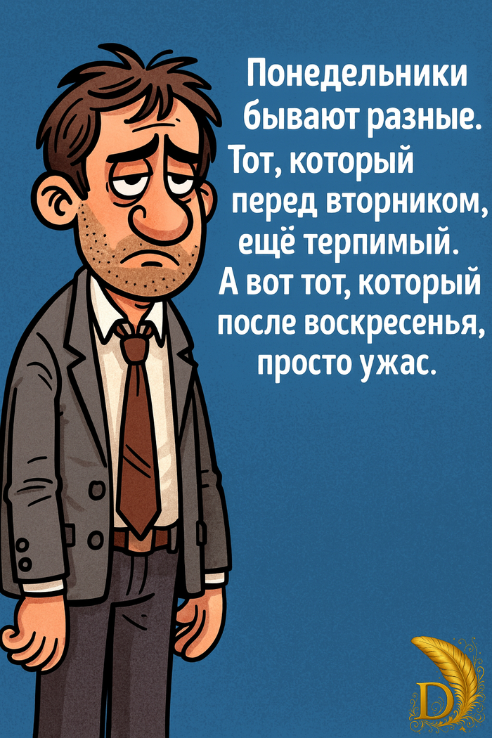 Кто придумал воскресенье перед понедельником, явно не работал по утрам