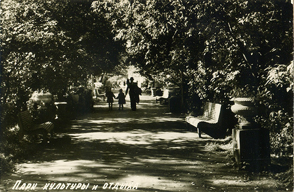Очаровала меня эта тенистая аллея в парке им. Горького