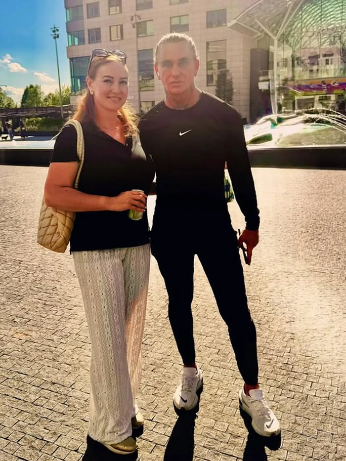 Михала Гановска с Нечати Арабаци в Братиславе.