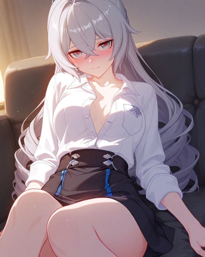    Anime Art, , Honkai Impact, Bronya Zaychik, Office lady,  , 