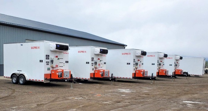 Британия заказала мобильные морги для сотен трупов