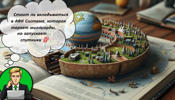 Стоит ли вкладываться в АФК Система, которая теряет миллиарды, но запускает спутники