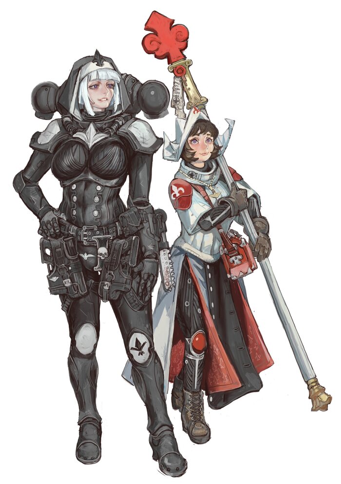      Warhammer 40k, Adepta Sororitas,   ,  , Mossa, Wh Art