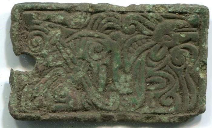 Удивительная железная ременная накладка сперва показалась простым кусочком окислов.