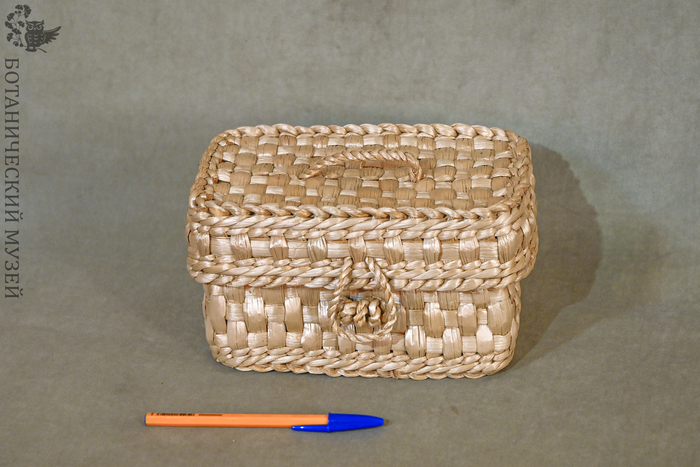 Короб из чакана. Из фондов Ботанического музея БИН РАН.