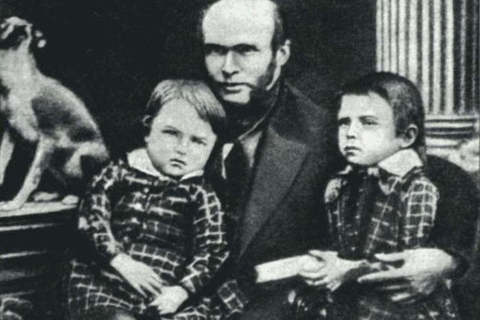 Пирогов с детьми после смерти первой супруги.