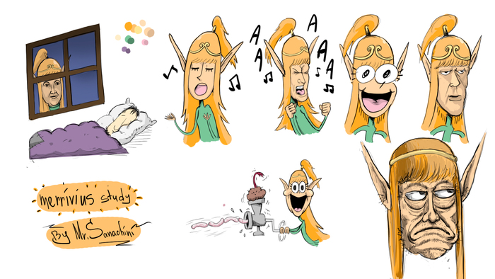 Вредная эльфийка