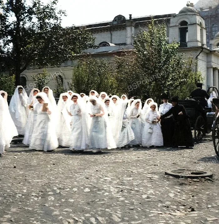 Цветные снимки Дореволюционной Москвы. Жизнь и виды города в начале ХХ века. Часть 7 Старое фото, Историческое фото, Фотография, 20 век, 19 век, Москва, Российская империя, История города, История России, Колоризация, Длиннопост