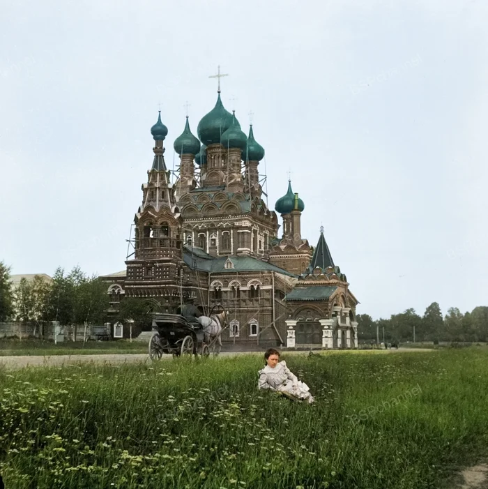 Цветные снимки Дореволюционной Москвы. Жизнь и виды города в начале ХХ века. Часть 7 Старое фото, Историческое фото, Фотография, 20 век, 19 век, Москва, Российская империя, История города, История России, Колоризация, Длиннопост