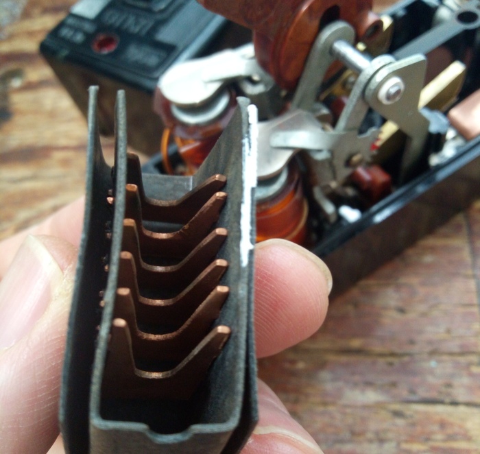 Дугогасители. Электрокартон и медь.