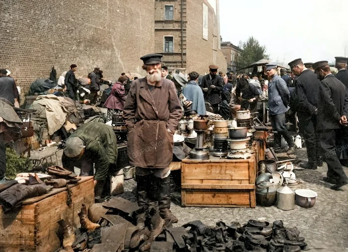 Цветные снимки Дореволюционной Москвы. Жизнь и виды города в начале ХХ века. Часть 7 Старое фото, Историческое фото, Фотография, 20 век, 19 век, Москва, Российская империя, История города, История России, Колоризация, Длиннопост