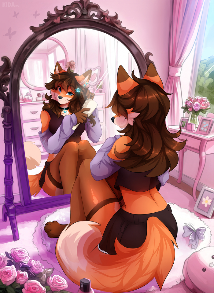 Girls , , , Furry Fox, Furry Dog, , Kidaoriginal