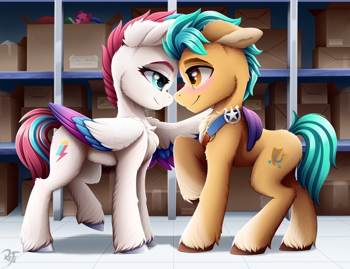     ... My Little Pony, MLP G5, Hitch Trailblazer, Zipp Storm