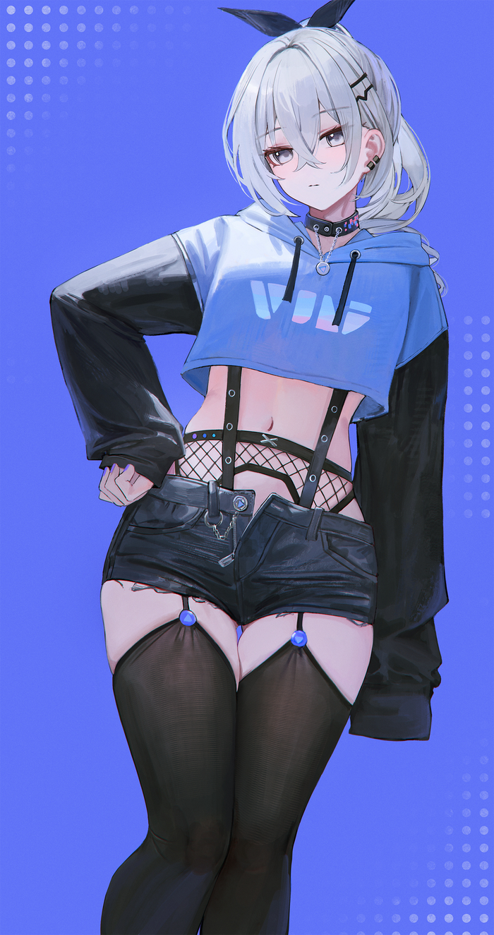 Silver Wolf Anime Art, Honkai: Star Rail, Silver Wolf (Honkai: Star Rail), Flippy (ripine111)