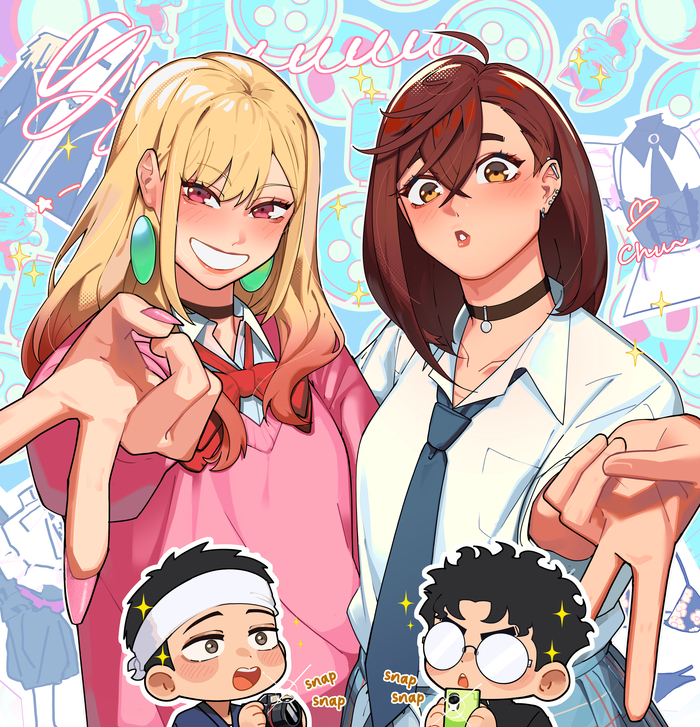  Hioyami, Dandadan, Anime Art, , Ayase Momo, Sono Bisque Doll wa Koi wo Suru, Marin Kitagawa, Wakana Gojou, Takakura Ken, Reddit ()