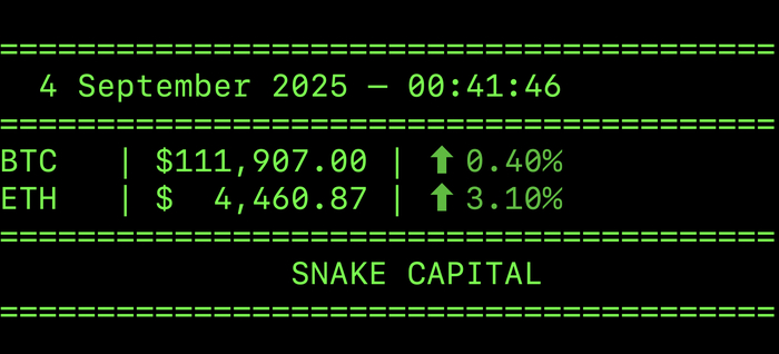 BTC ���� $111 000. ����� ����� BTC � ETH �� 3 �������� 2025 ����