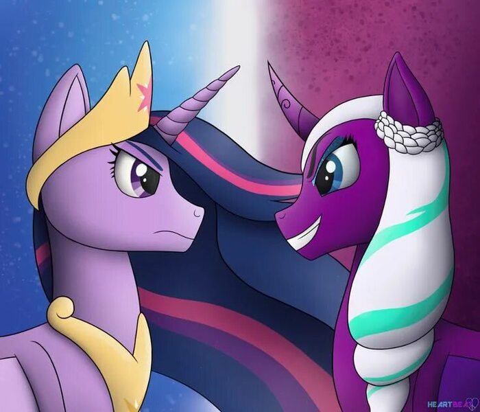,    G5 Twilight Sparkle, Opaline, My Little Pony, Grimdark, Flurry Heart, MLP ,  , 