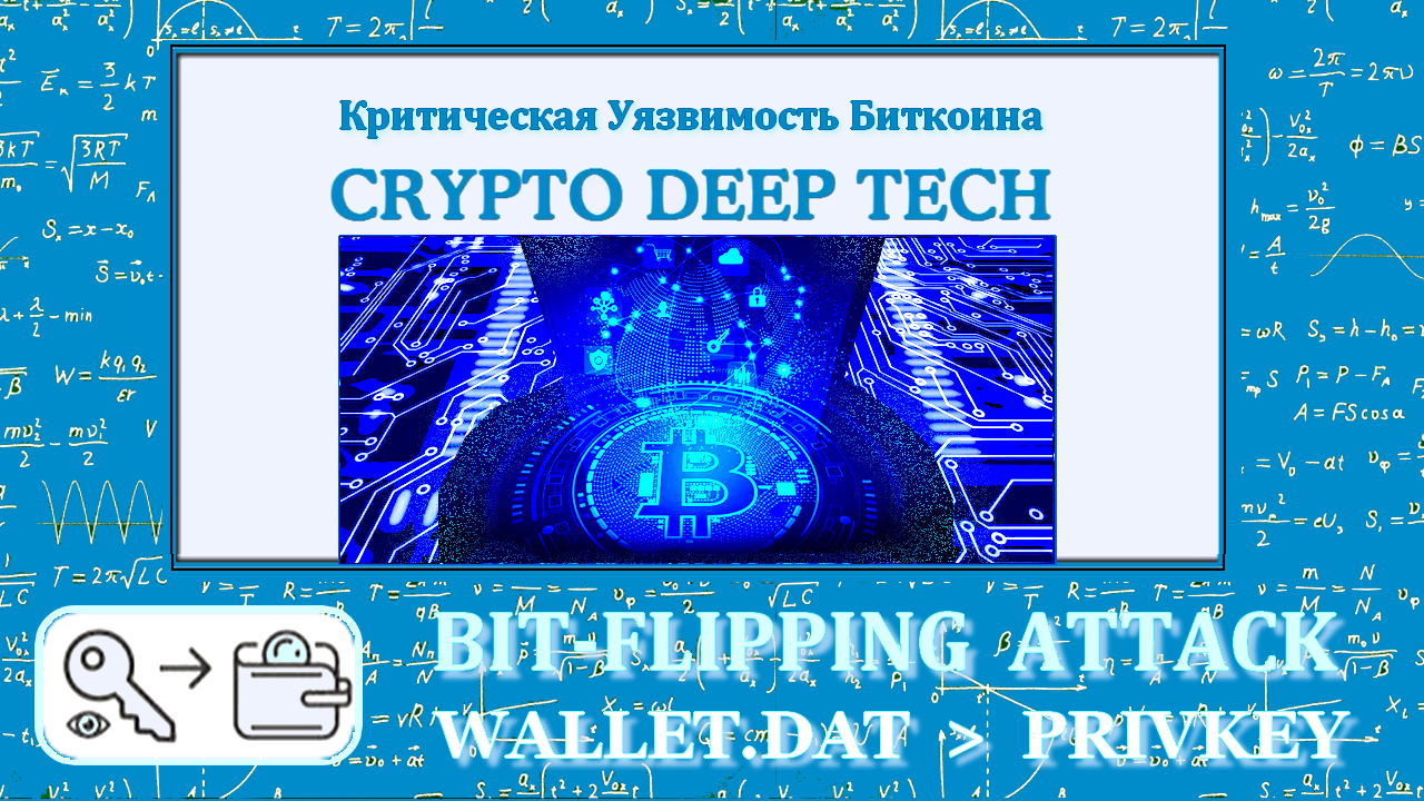 Bit-flipping attack на Wallet.dat: Риски использования AES-256-CBC грозит  утечкой закрытых ключей Bitcoin Core: [Часть №2] - 05.09.25 22:25 | Пикабу