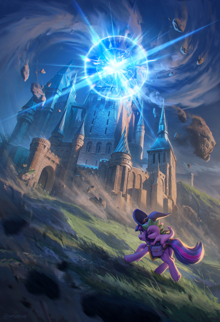   !! , ! My Little Pony, Twilight Sparkle, Spike
