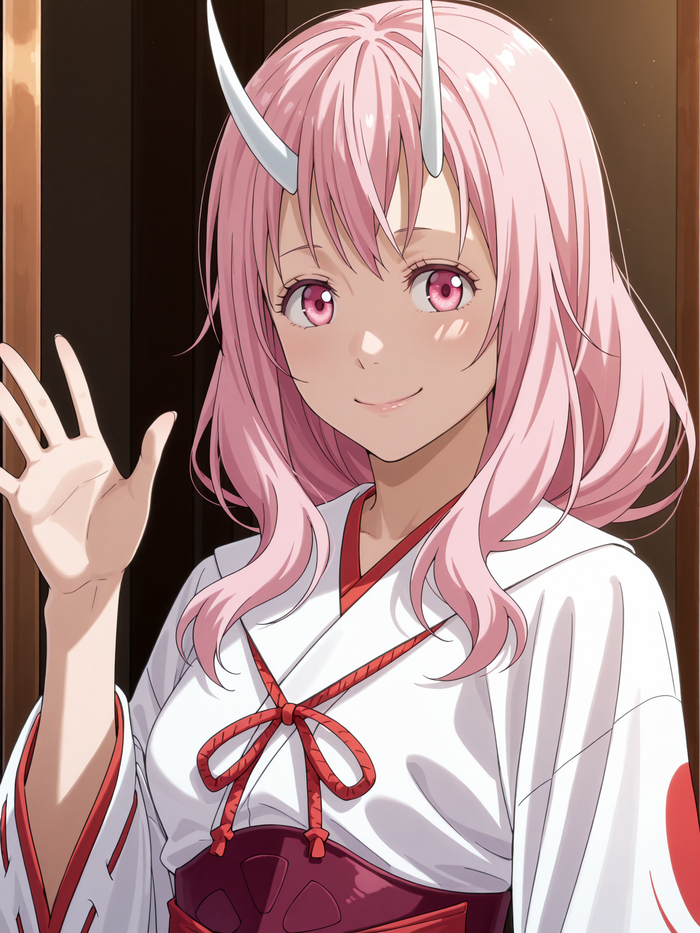Shuna (and Rimuru) Anime Art,  , Stable Diffusion, ,  , Tensei Shitara Slime Datta Ken, Rimuru Tempest, Shuna,  ,  , 