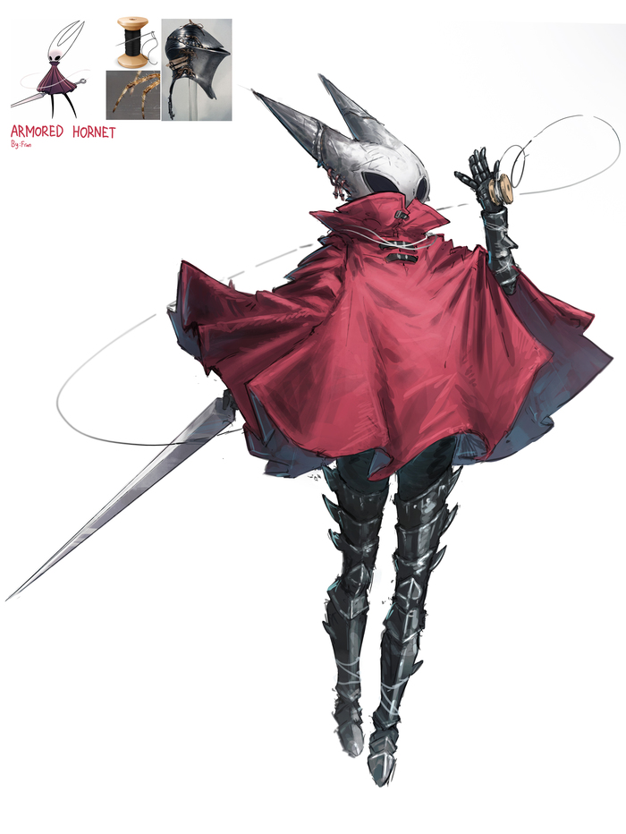  Anime Art, , Hornet, Hollow Knight: Silksong, Hollow Knight, Fran Lu