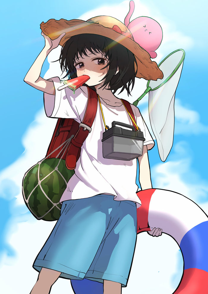    Anime Art, , Takopii No Genzai, Kuze Shizuka, Takopii, Pixiv