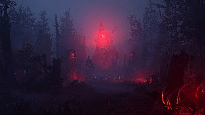 Скриншот из дополнения "Whispers in the Woods" в Steam