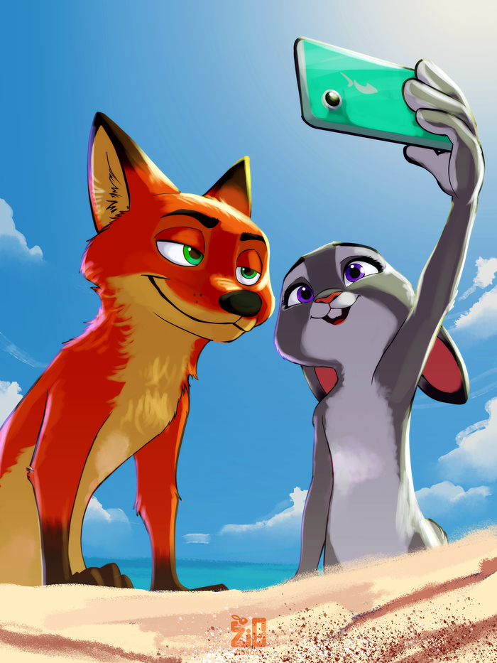 Say cheeeeeeeeeese! , Judy Hopps, Nick Wilde,   , , , Zigrock001