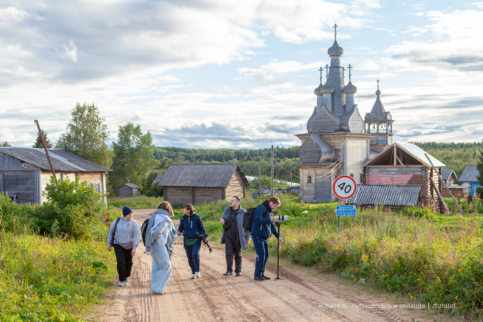 Съемочная группа канала 78 в Кимже
