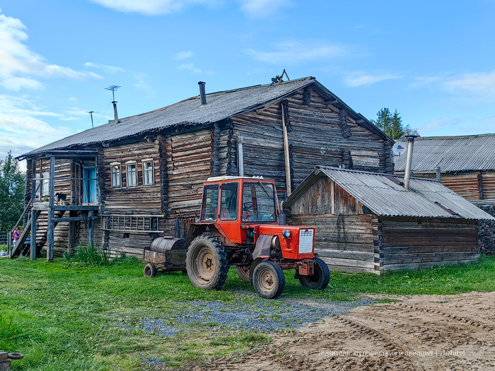 Жилой дом-двор северного типа. Вид со стороны хозяйственной части