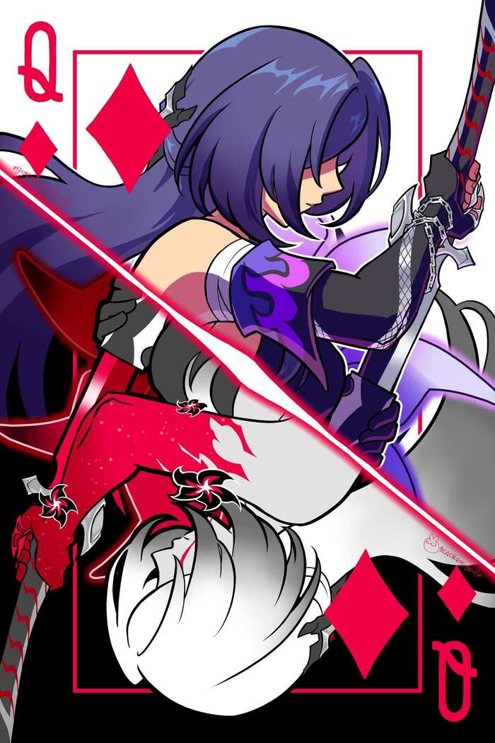   , Anime Art, Acheron (Honkai: Star Rail), Honkai: Star Rail, 