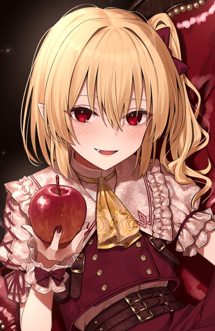   , Anime Art, Flandre Scarlet, Touhou, Twitter (), 