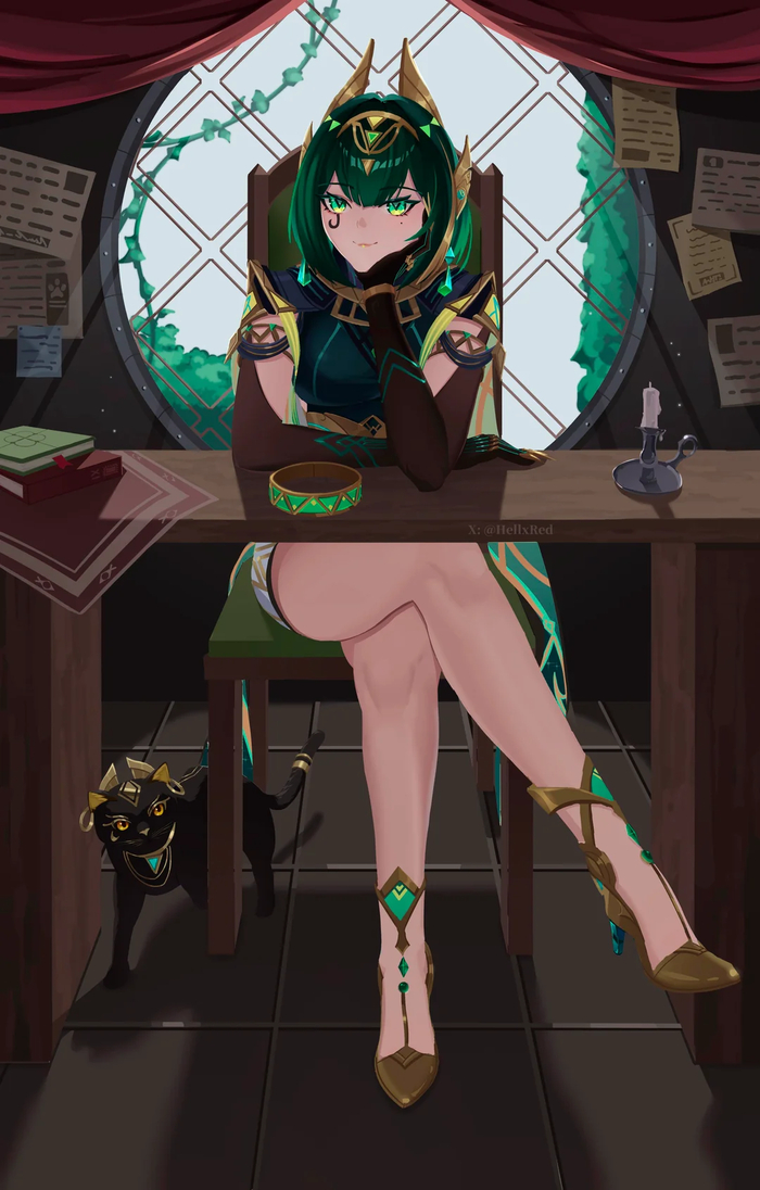    Genshin Impact, , Anime Art, Nefer (Genshin Impact), , 