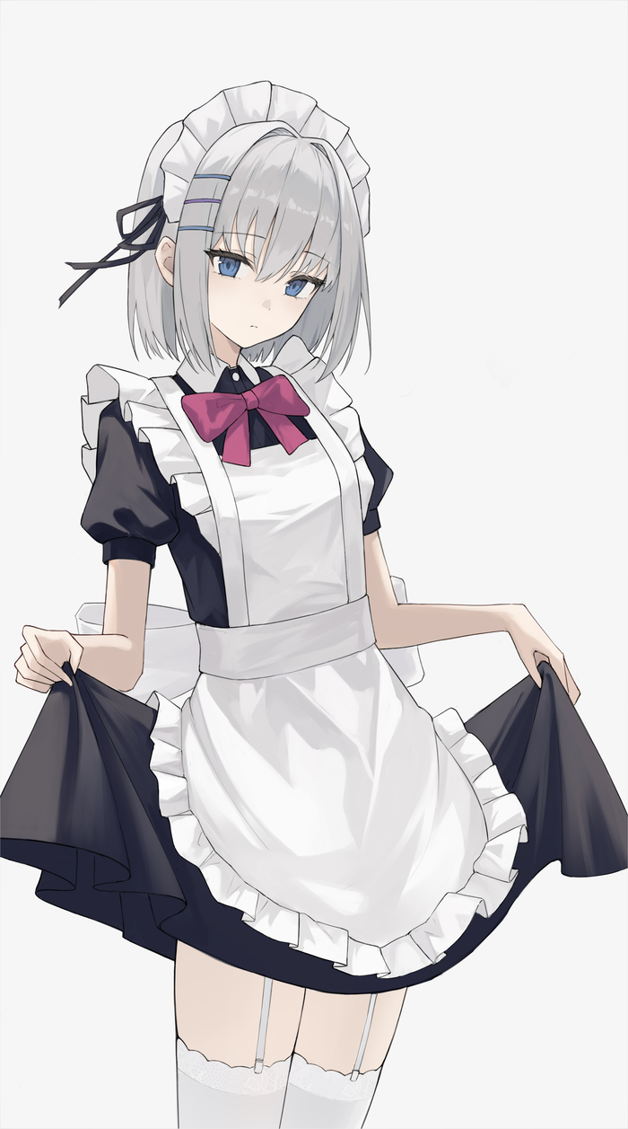 Maid Origami Anime Art, , Date a Live, Tobiichi Origami, , Pixiv