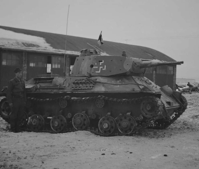 Танк Т-50 в финской армии.