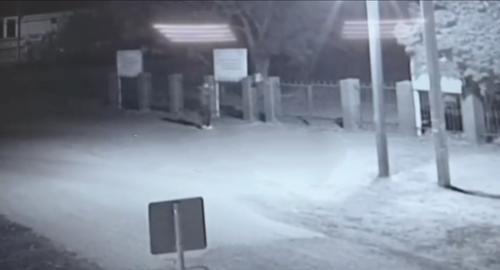 Съемка с камеры видеонаблюдения